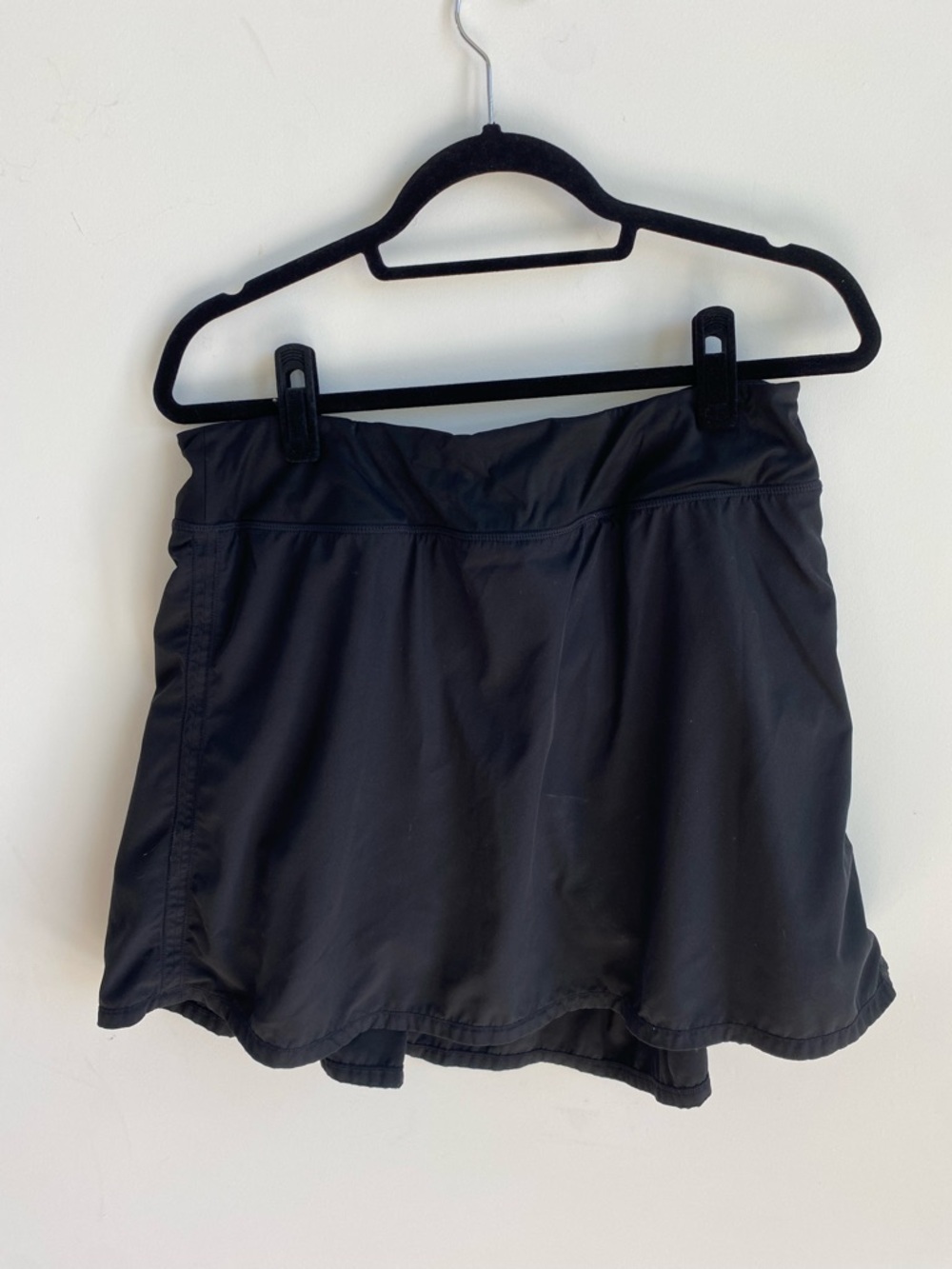 American Tall Black Athletic Skort with Built-In Shorts